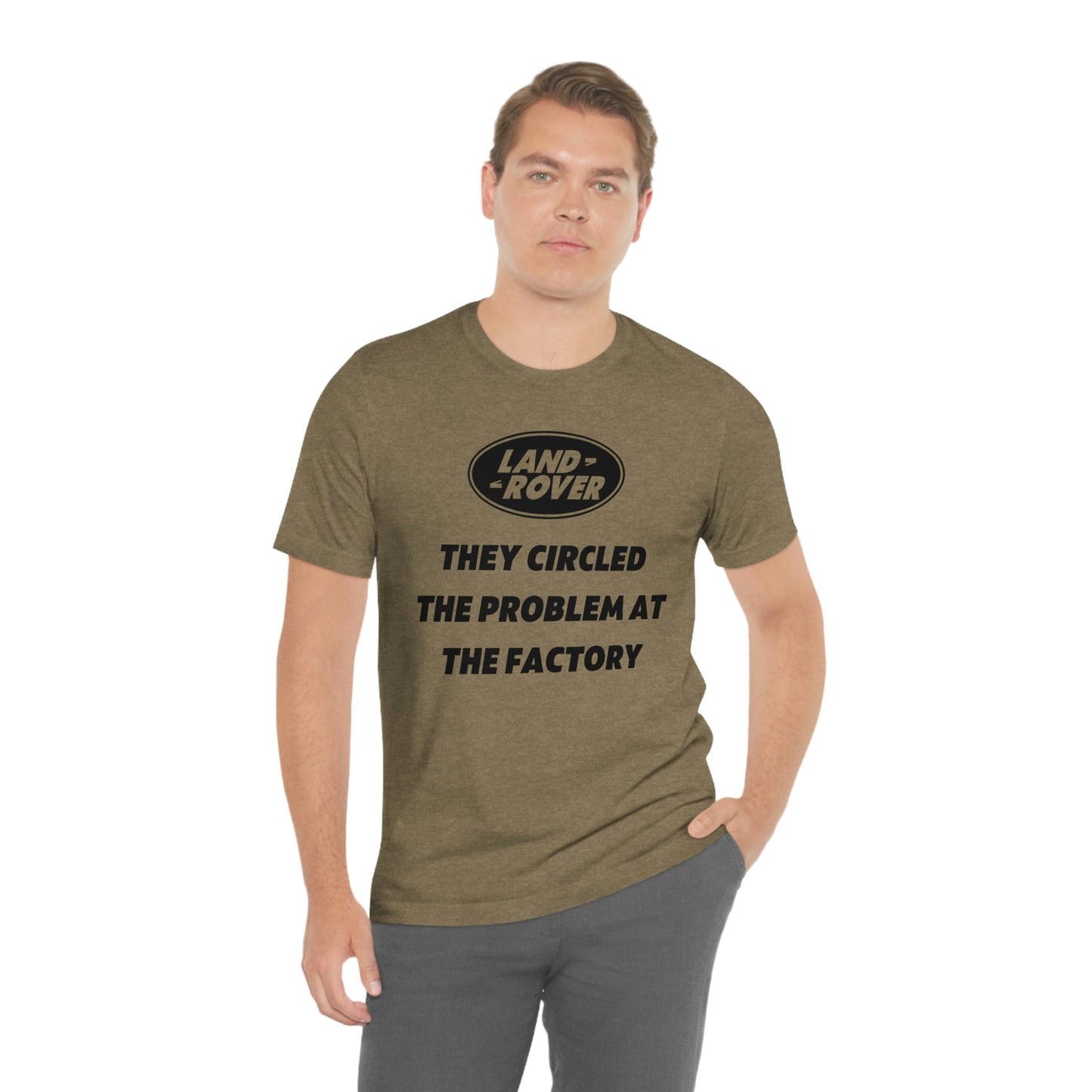 Problem at the Factory Unisex Jersey Short Sleeve Tee